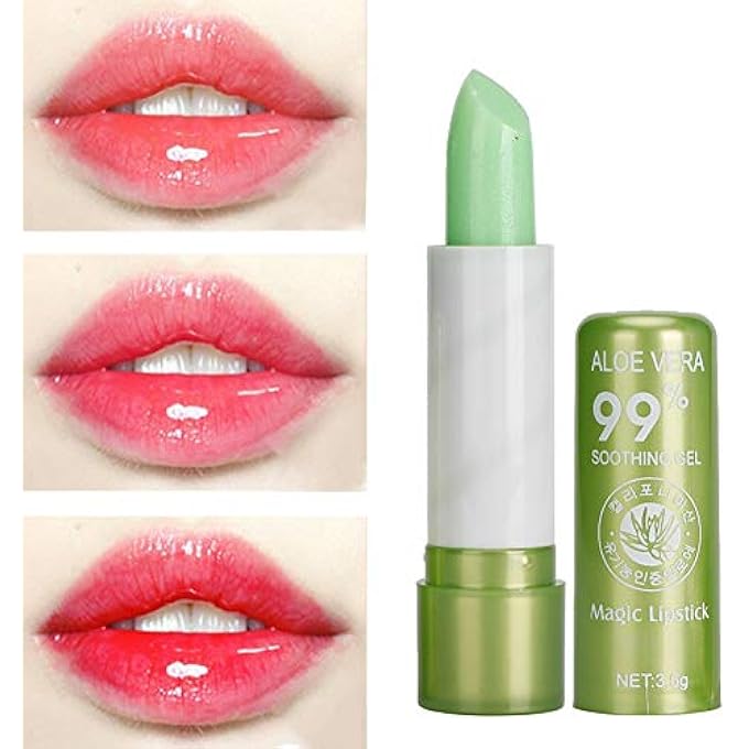 Contek 3.5G LIP COLOR CHANGING LIPSTICK, ALOE VERA PLANT EXTRACT CHANGING LIP BALM LIP CARE BEAUTY MAKEUP TOOL FOR GIRLS AND WOMEN - Image 3